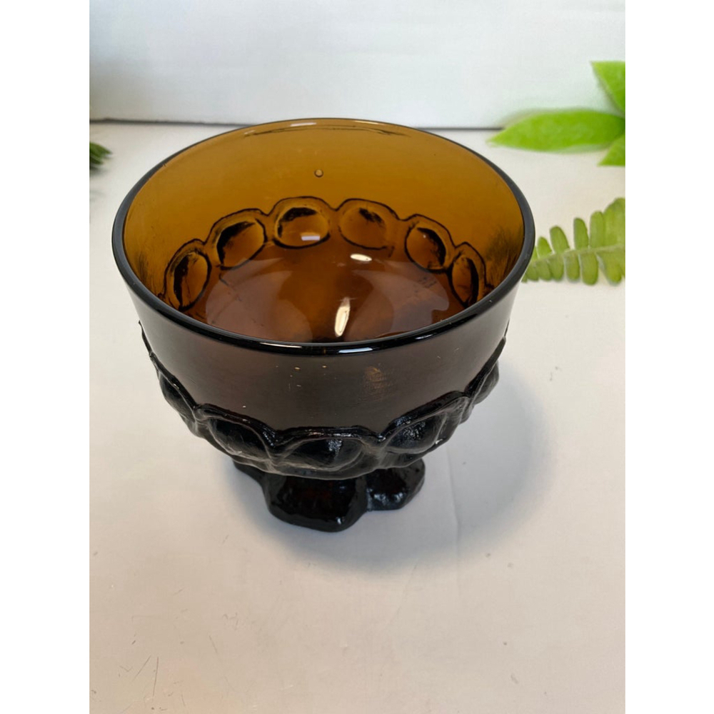 Vintage Tiffin Franciscan Madeira Smoke Brown Dessert Sherbert Cup - Picture 3 of 5